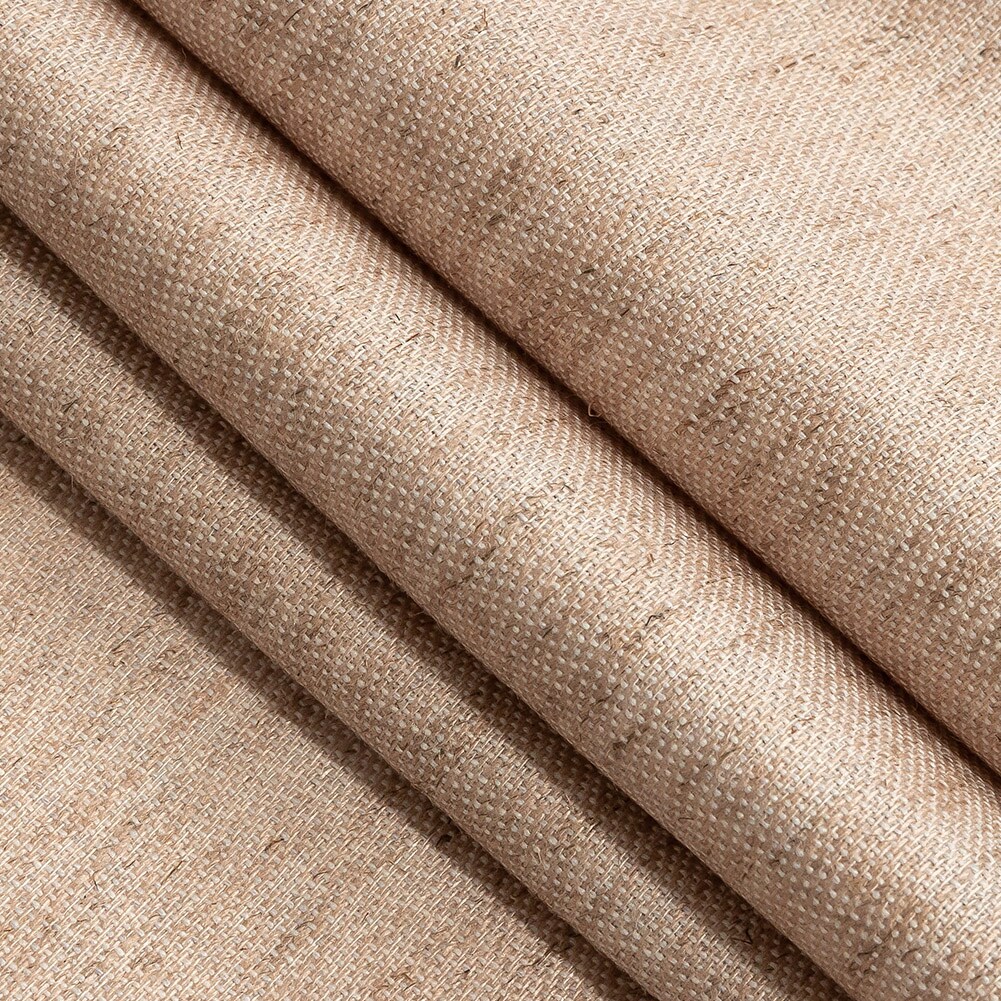 1 Yard Heathered Mauve Cotton Tencel Linen Blended Woven Fabric