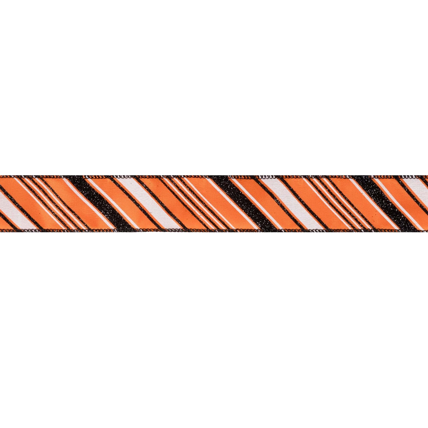 LaRibbons 1 1/2" - 2 1/2" Wired Ribbon | Candy Stripe | 10 Yard Roll