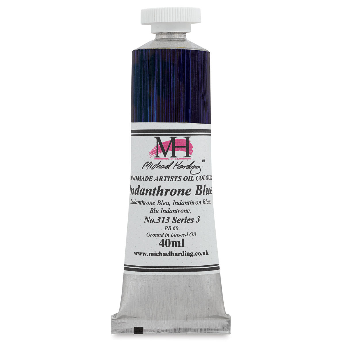 Michael Harding Artists Oil Color - Indanthrone Blue, 40 ml, Tube