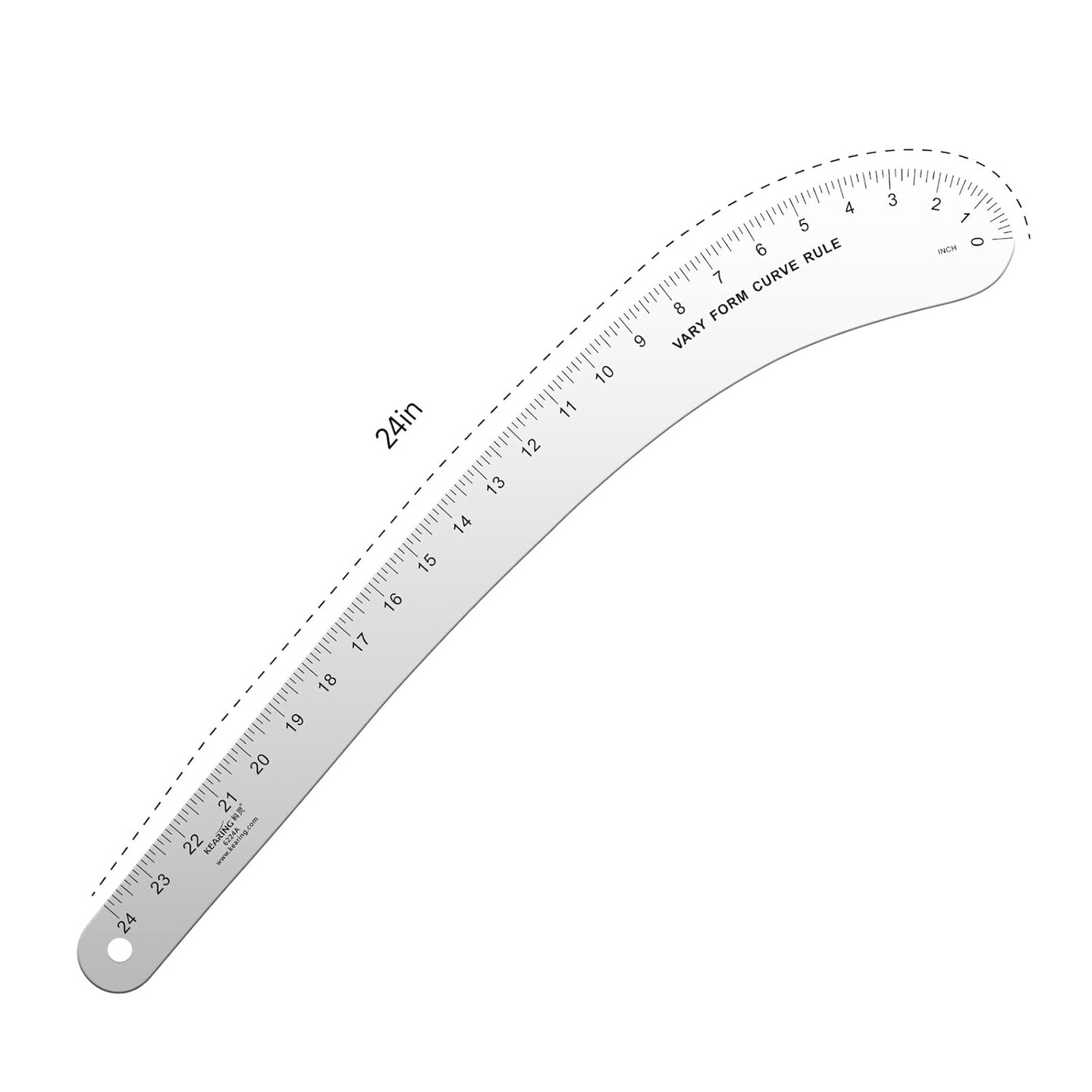 Kearing® Vary Form Curve Ruler for Sewing, Pattern Making. Made from Aircraft Aluminum French Curve Ruler for Sewing, Quilting, Arm Sleeve Measuring Curve