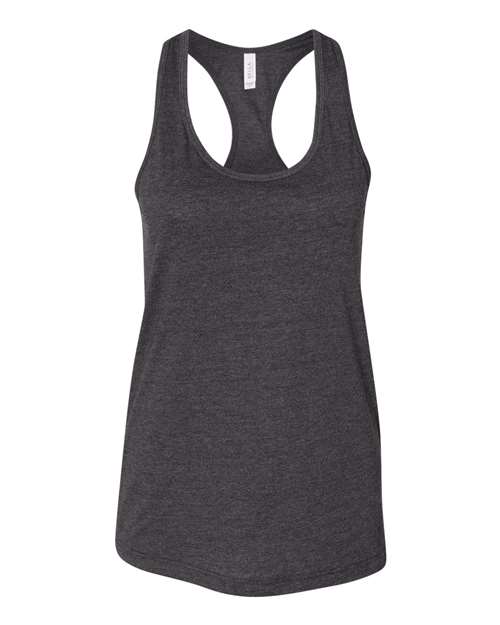 BELLA + CANVAS Women’s Jersey Racerback Tank Top for Activewear Style & Custom Print Casual Tank
