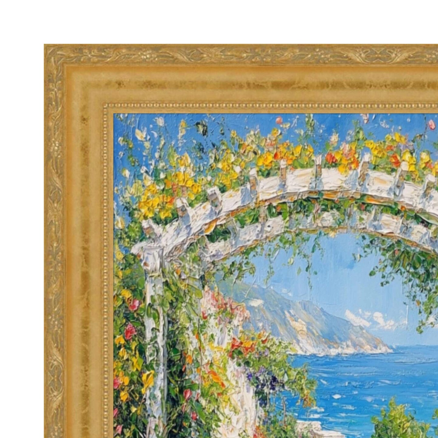 Gold Leaf Scoop Victorian Picture Frame 20x30 frame
