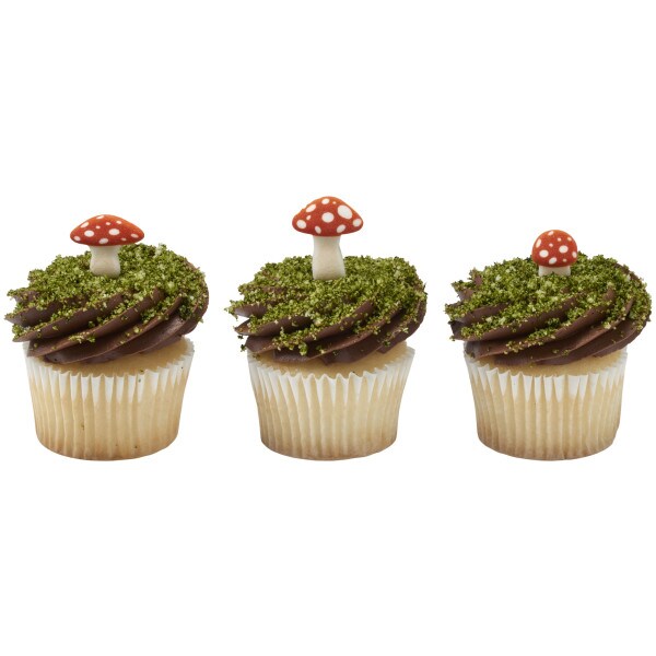 Mushrooms Dec-Ons&#xAE; Decorations 12ct