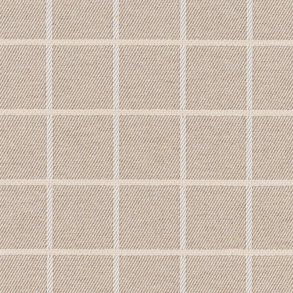 Upholstery Fabric - Beige &#x26; Taupe Plaid Upholstery Fabric 54 Inches&#x22;