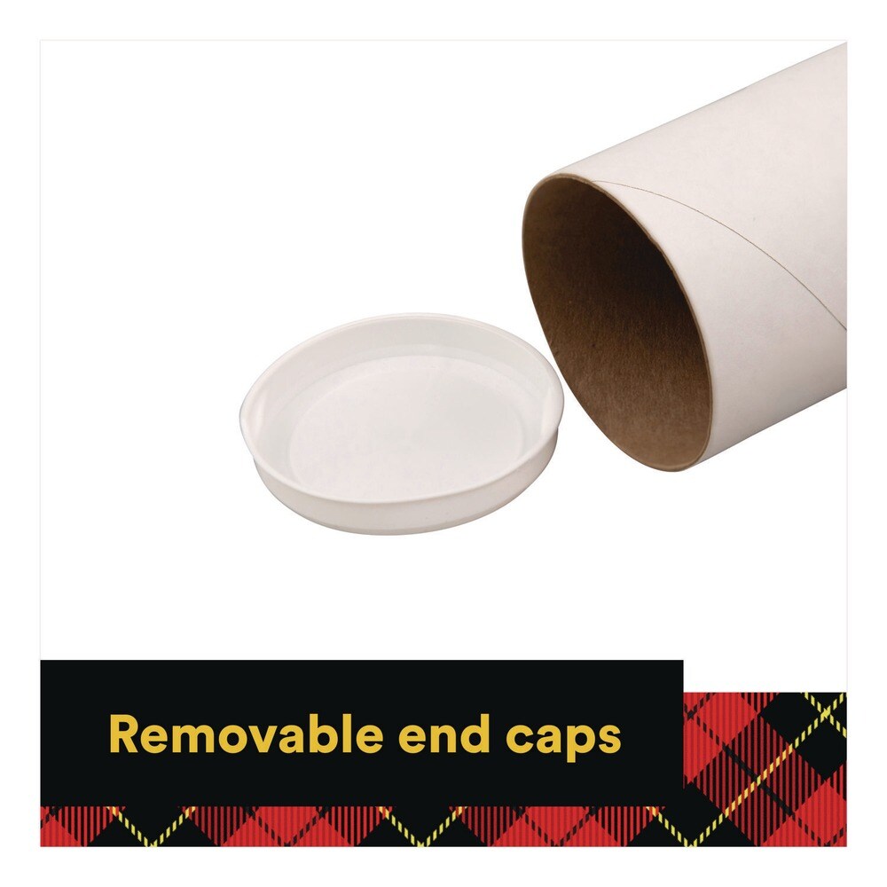Scotch Mailing Tube 36&#x22; Long 3&#x22; Diameter White
