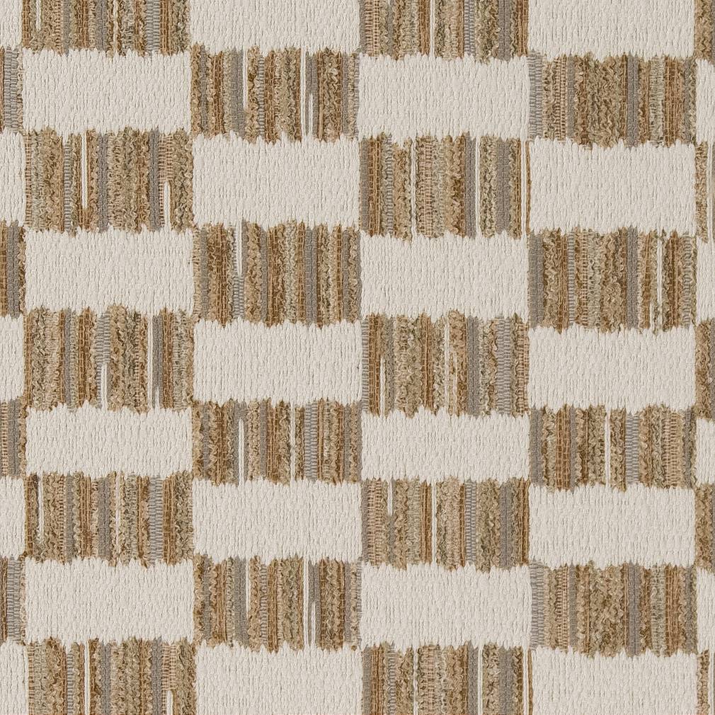 Truffle - Beige & Taupe Abstract & Geometric Upholstery Fabric 54 Inches"