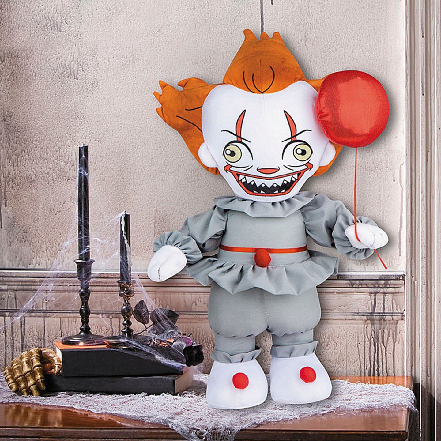 20 IT Stylized Pennywise with Red Balloon Halloween Decoration
