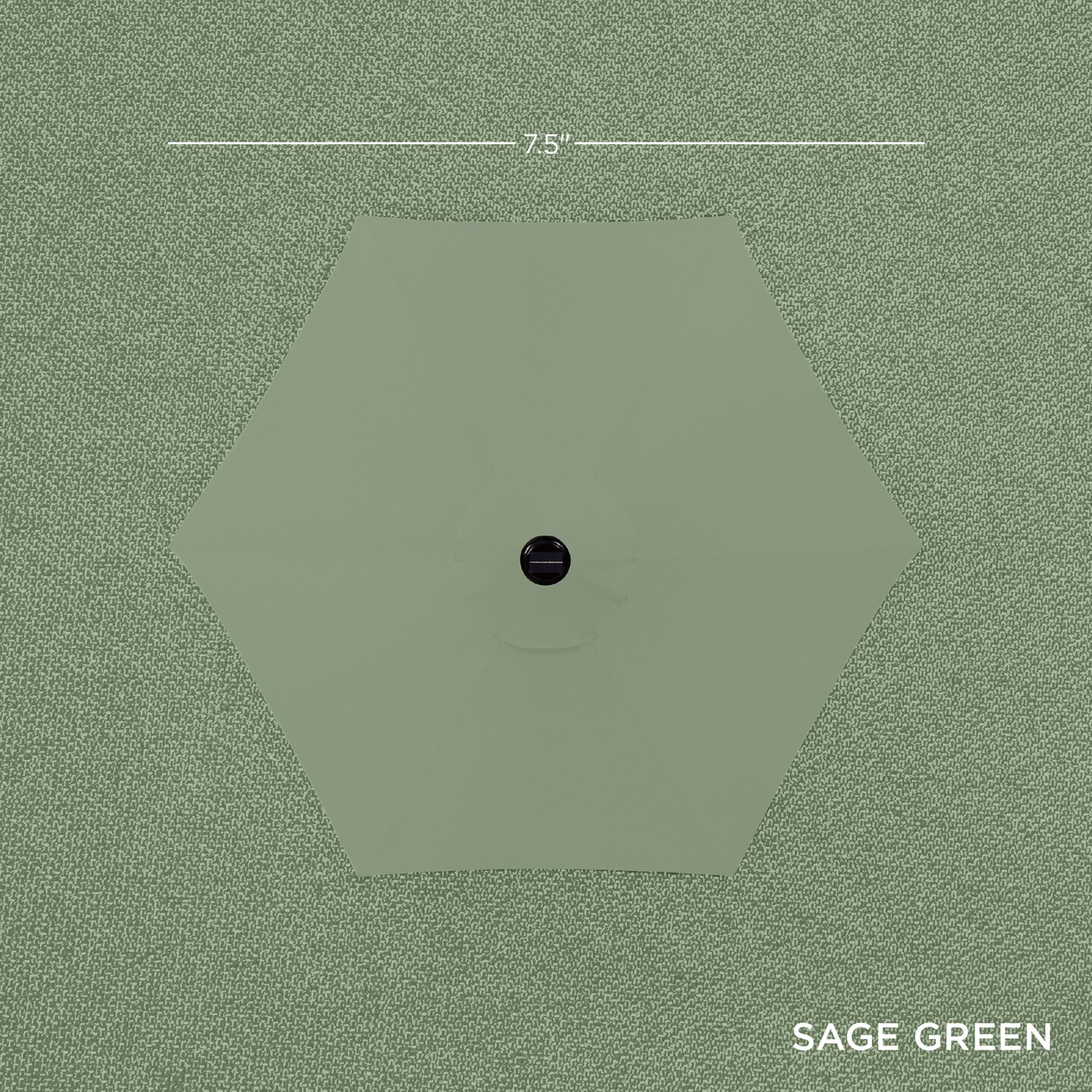 Best Choice Products 7.5ft Outdoor Solar Patio Umbrella for Deck, Pool w/ Tilt, Crank, LED Lights