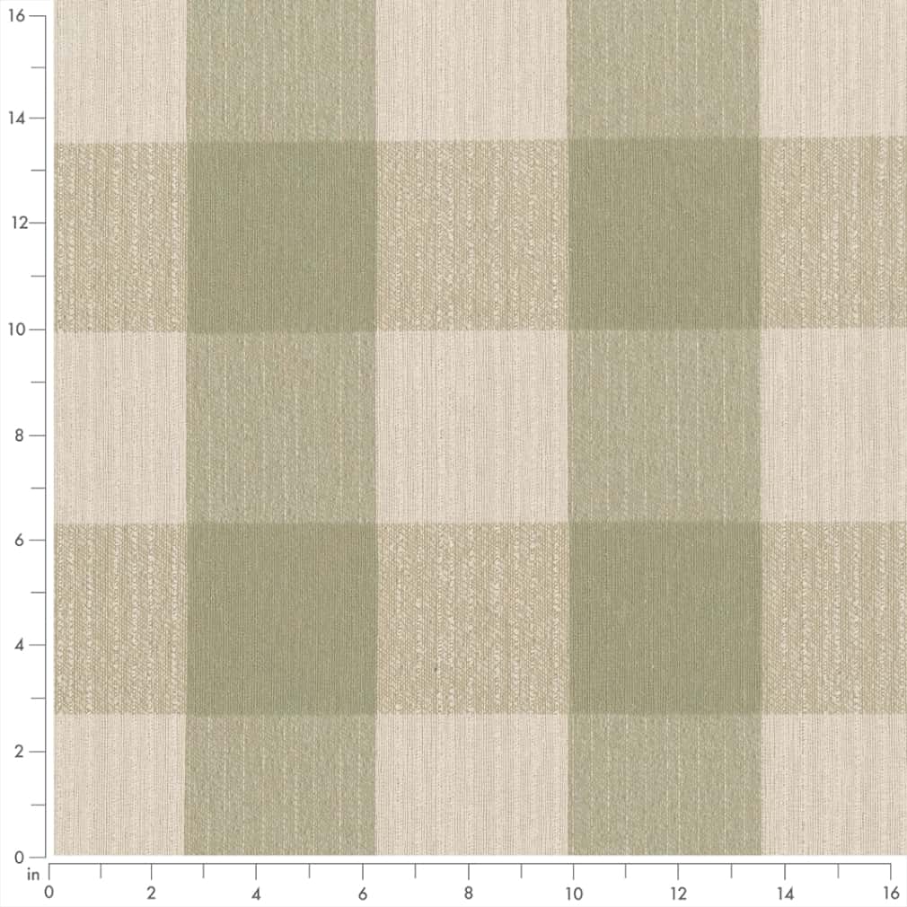 Upholstery Fabric - Green Check & Houndstooth,Plaid Upholstery Fabric 54 Inches"