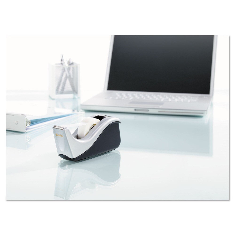 Scotch 1 in. Core Value Desktop Tape Dispenser - Two-Tone Black