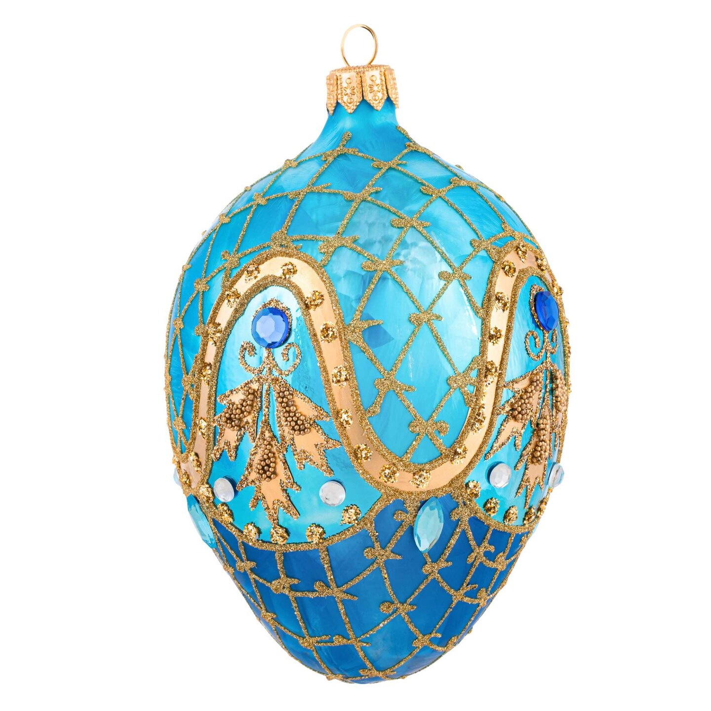 Miss Christmas 5.5 Inch Fairytale Blue Christmas Tree Ornament , Christmas Decor Holiday Decorative Easter