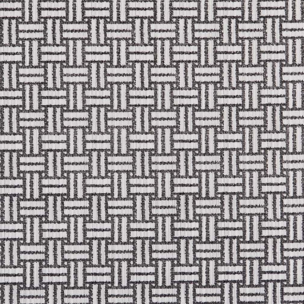 Charcoal - Grey &#x26; Silver Abstract &#x26; Geometric,Small Scale Upholstery Fabric 54 Inches&#x22;
