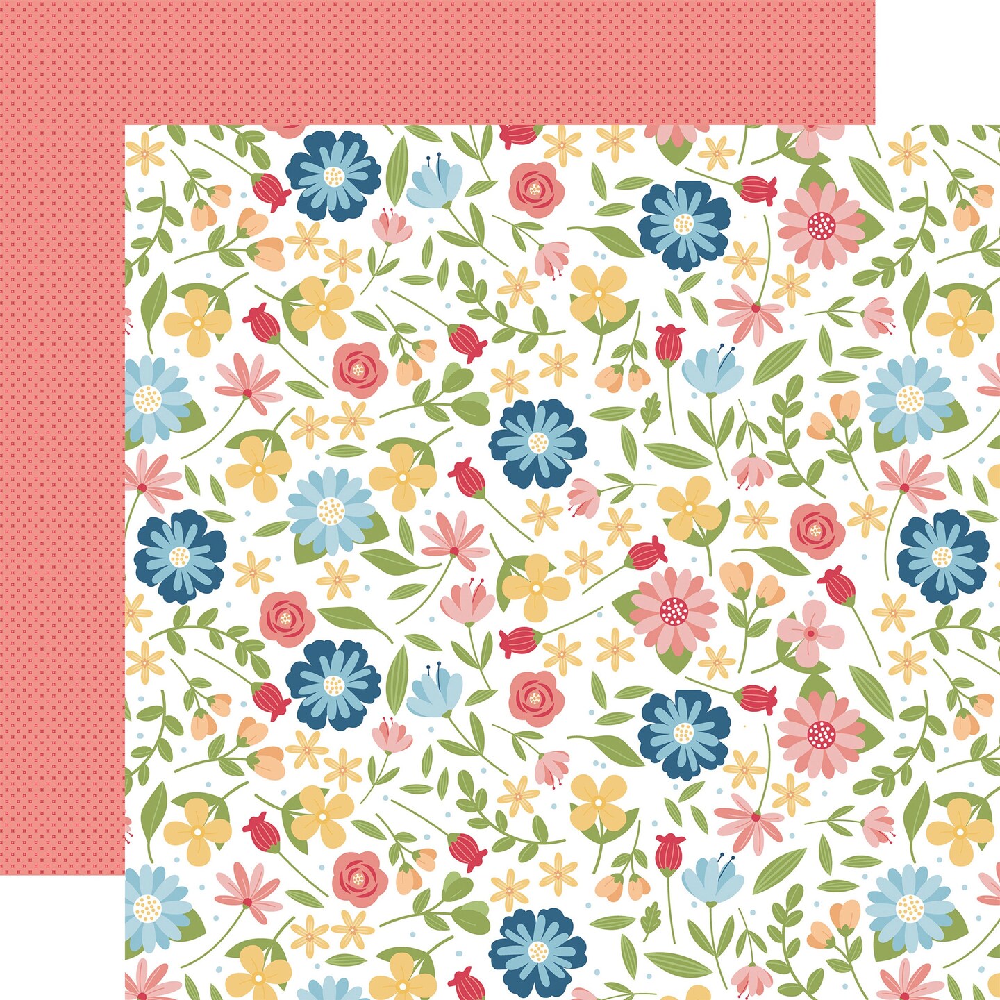 Echo Park Have A Great Summer Stems Of Summer 12x12 Patterned Paper
