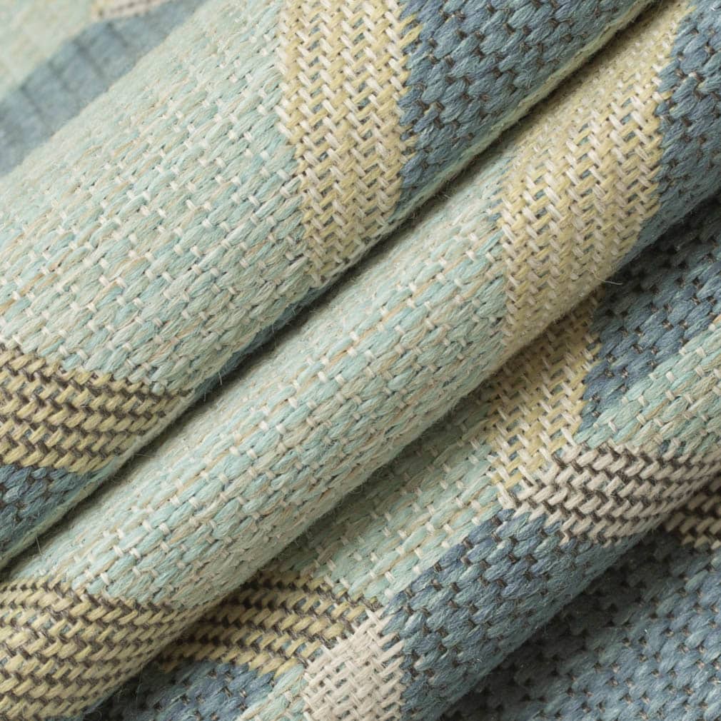 Upholstery Fabric - Aqua & Teal Abstract & Geometric Upholstery Fabric 54 Inches"