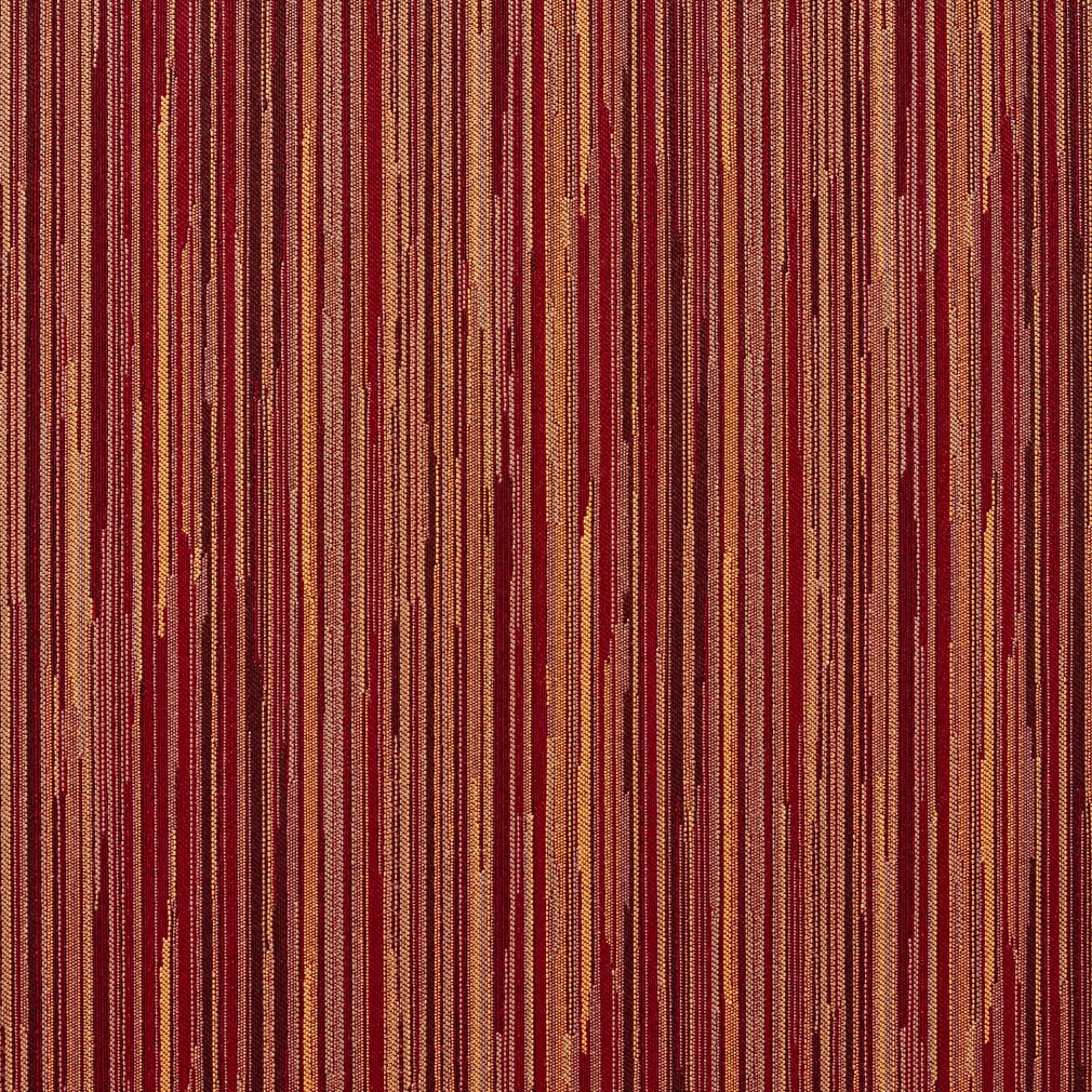 Grenadine - Red & Burgundy Small Scale,Stripe Upholstery Fabric 54 Inches"