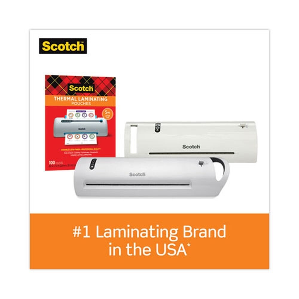 Scotch 3 mil 11-2/5 in. x 8-9/10 in. Letter Size Thermal Laminating Pouches (200/Pack)