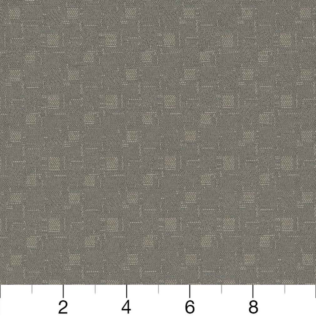 Squares/Flannel - Grey &#x26; Silver Abstract &#x26; Geometric,Small Scale Upholstery Fabric 54 Inches&#x22;