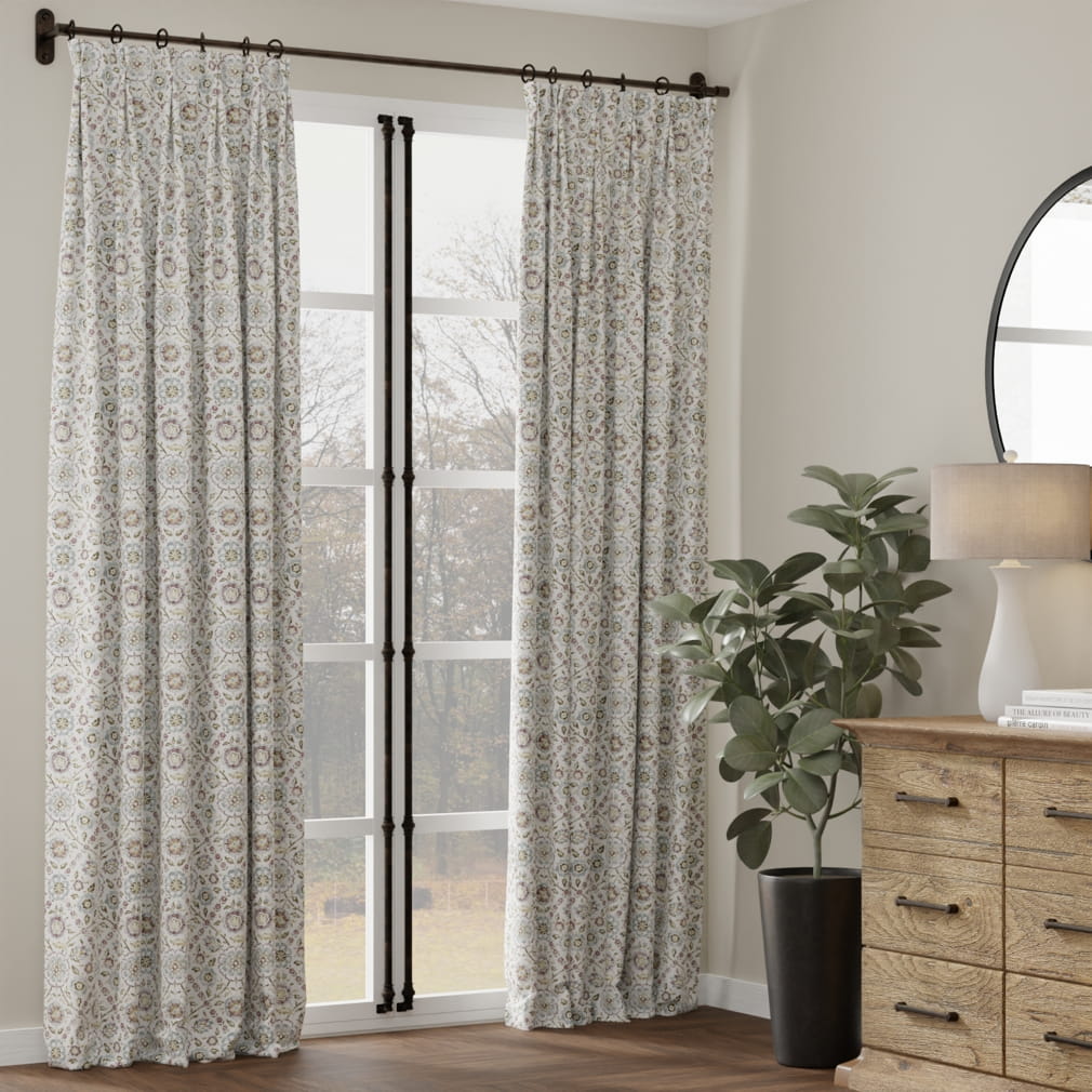 Upholstery Fabric - Purple Floral Upholstery Fabric 54 Inches"