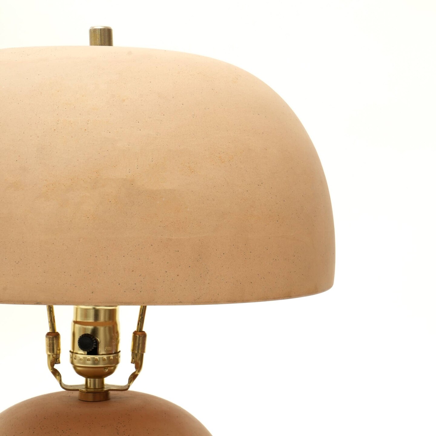 Table Lamp | Handcrafted Decorative Beige Ceramic Table Lamp | 13X13X24.5"