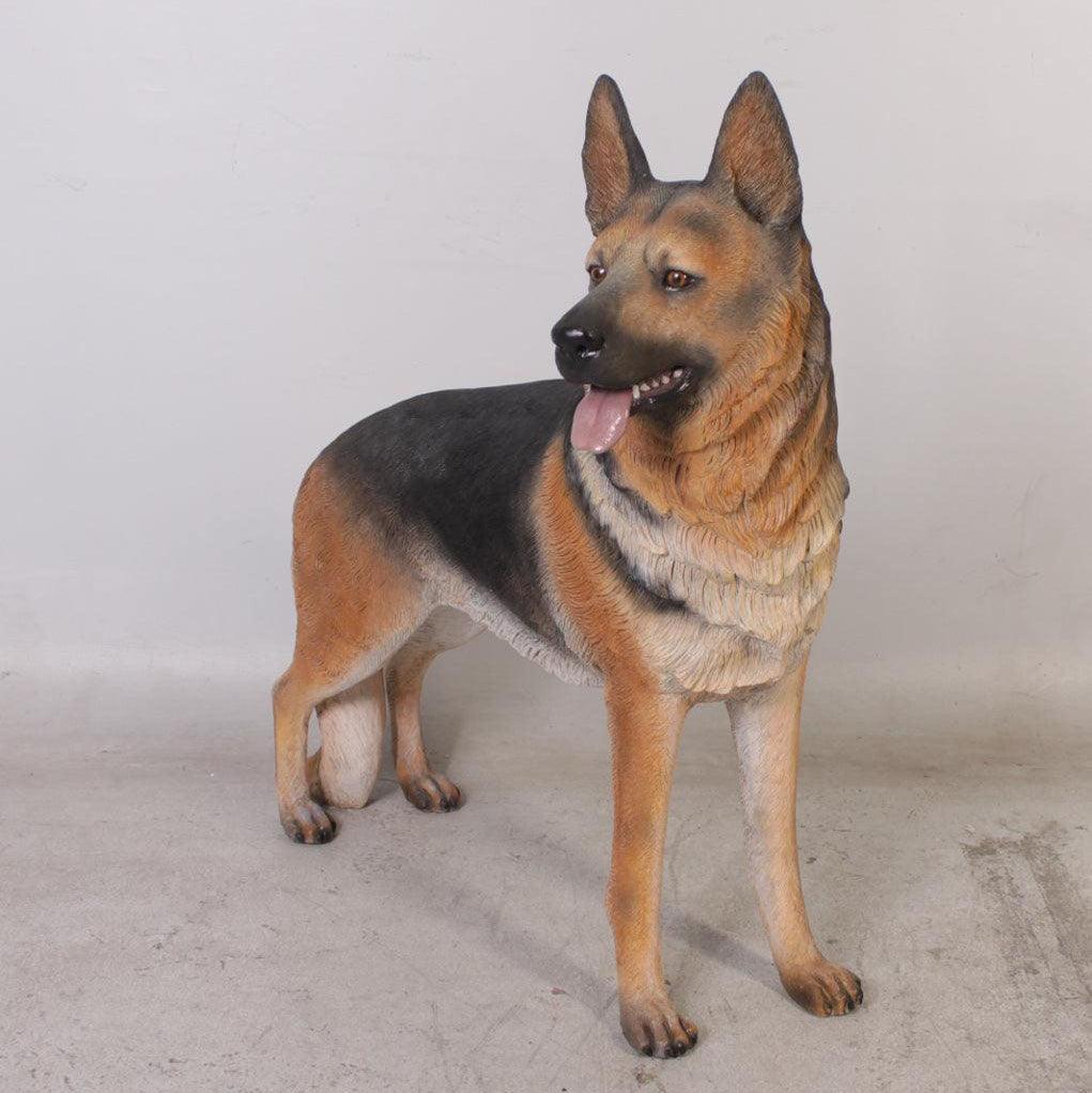 German Shepherd Life Size Statue