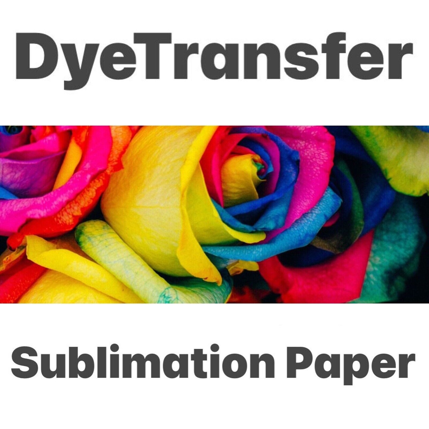Dye Sublimation Multi-Use Transfer Paper 100 Sheets Made in USA