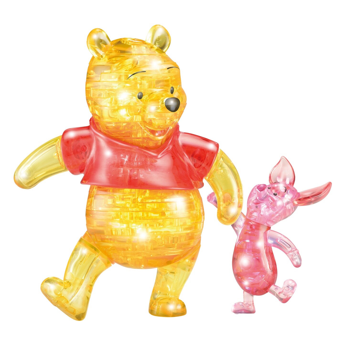 BePuzzled 3D Licensed Disney Deluxe Crystal Puzzle-Winnie The Pooh And Piglet