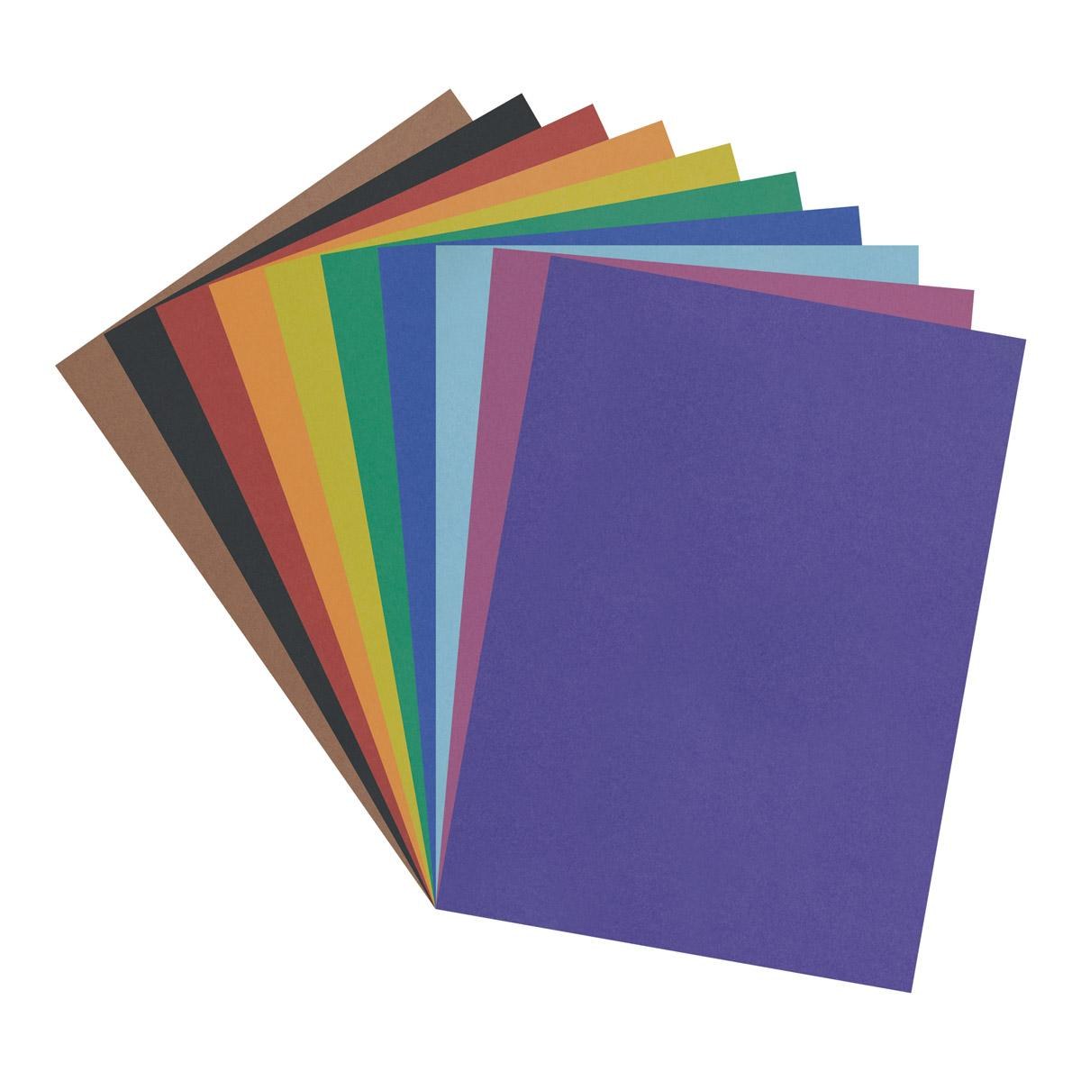 Pacon Poster Board - Assorted Colors - 100 Sheets