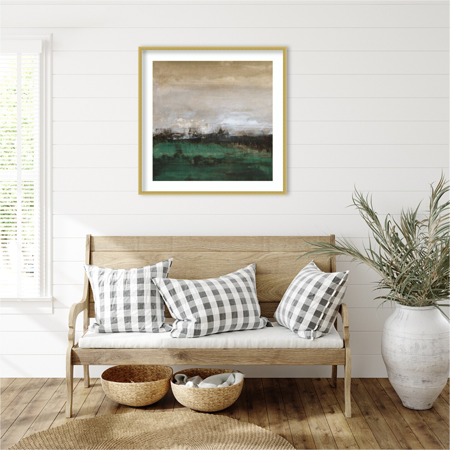 In Quietude I by Sharon Gordon Wood Framed Wall Art Print