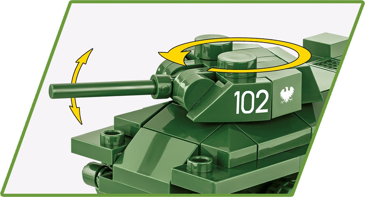COBI Historical Collection WWII T-34/76 1:72 Scale Tank