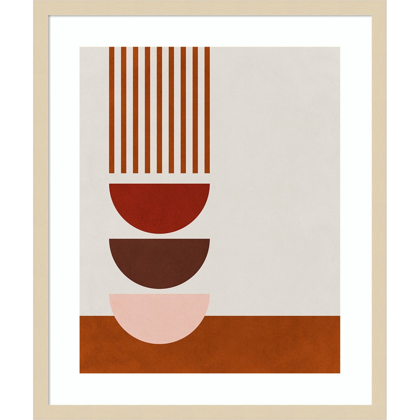 Echo of Love IV by Sarah Leonard Wood Framed Wall Art Print