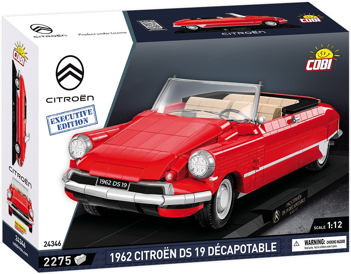 COBI Cars 1:12 Scale 1962 Citro&#xEB;n DS 19 Decapotable EXECUTIVE EDITION