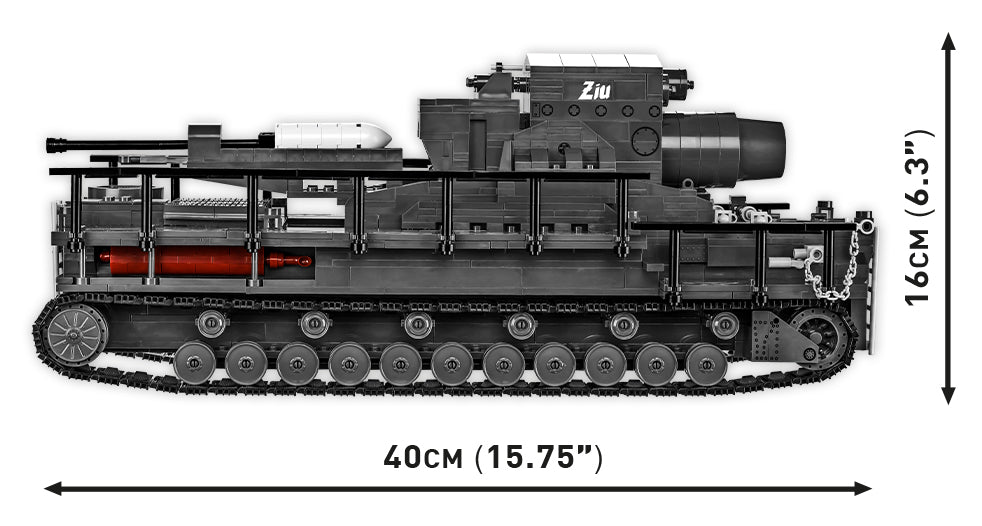 COBI Historical Collection World War II 60 cm Karl-Gerat 040 &#x22;ZIU&#x22;