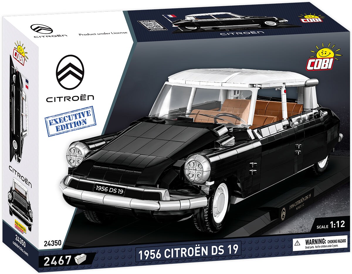 COBI Cars 1:12 Scale 1956 Citroën DS 19 Vehicle EXECUTIVE EDITION