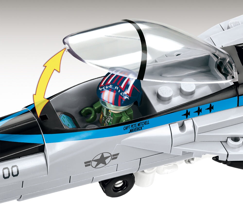 COBI TOP GUN: Maverick F/A-18E Super Hornet (Black/Silver)