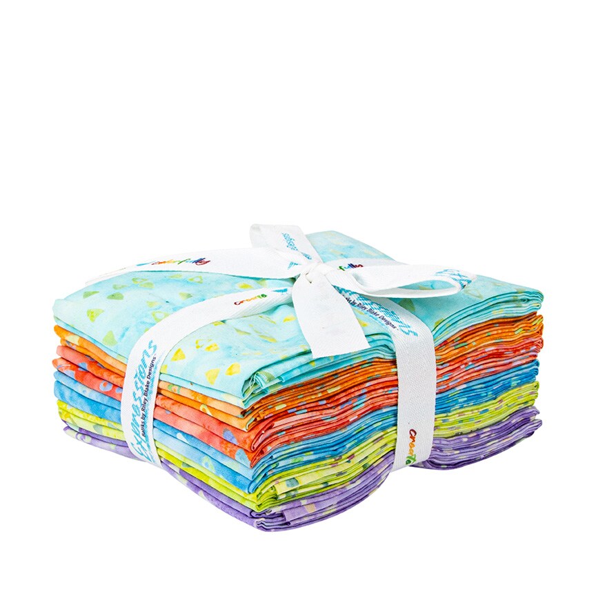 Expressions Batiks Fat Quarter Bundle in Express Yourself! Ombre B by Riley Blake Designs for Riley Blake (FQ-23028B-12)