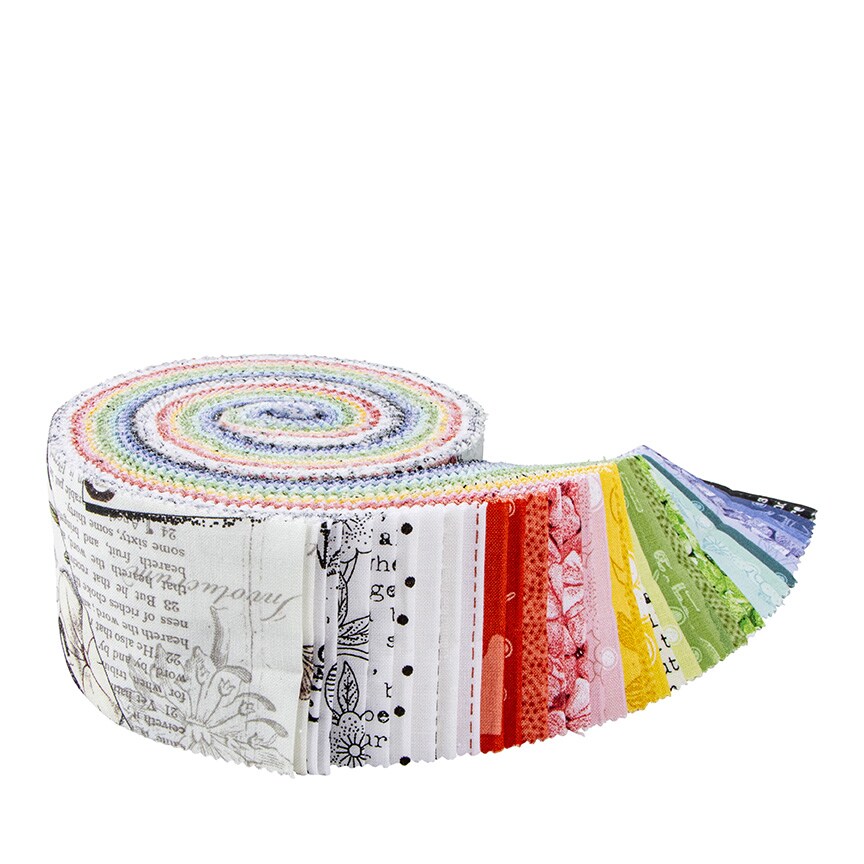 Sewing Seeds III 2.5&#x22; Strip Roll (Jelly Roll / Rolie Polie) by  for Riley Blake (RP-15680-40)