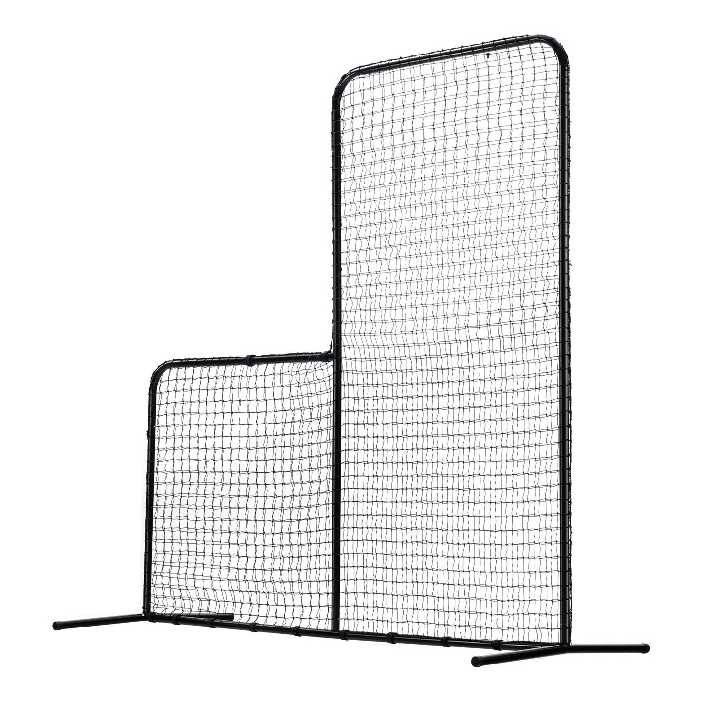 7x7 Ft Baseball Softball Pitching Screen with Heavy-Duty Steel Frame and Portable Bag