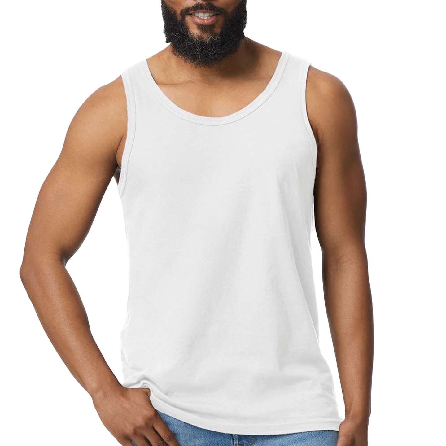 Gildan Unisex Softstyle Tank Top, Crafting Blanks HTV, Cricut & Fabric Paint Ready