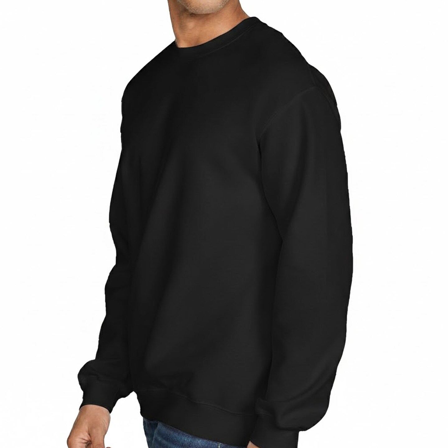 Gildan Softstyle Crewneck Sweatshirt, 80/20 Cotton Blend, Print-Ready Fleece