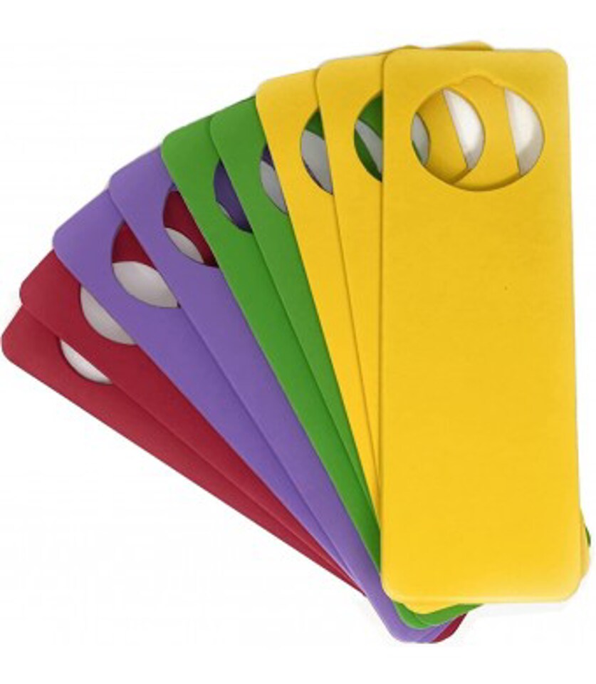 Assorted Color Foam Door Hangers 20 Pack – DIY Craft Door Sign Blanks for Classroom, Camp & Kids Art Projects