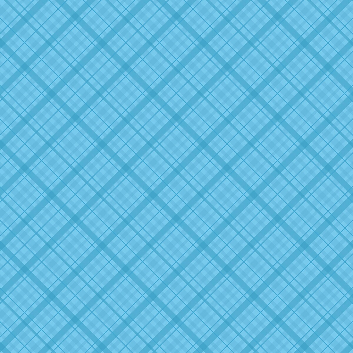Core'dinations Core Basics Patterned Cardstock 12"X12"-Light Blue Plaid