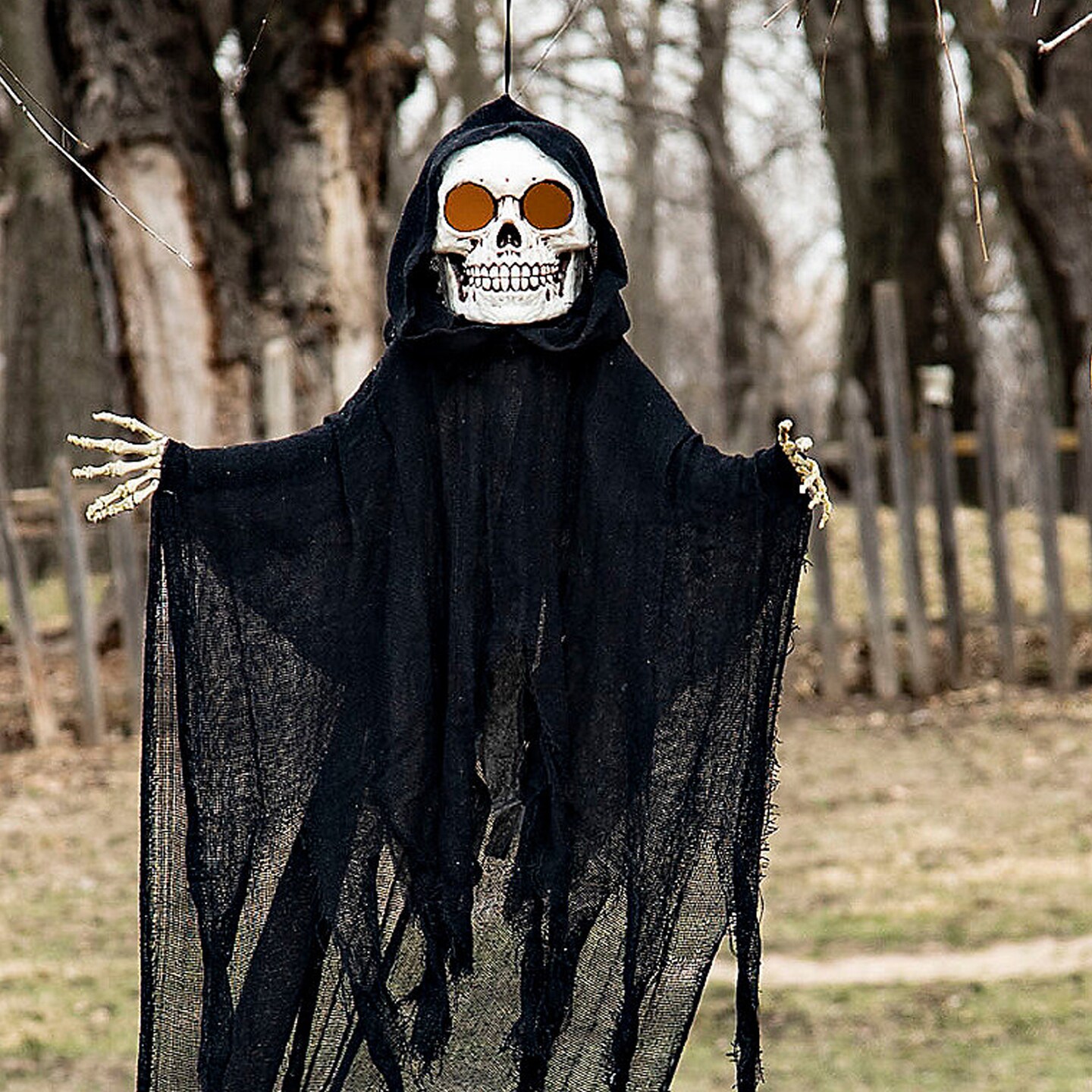 Hanging Sonic Skeleton Reaper 32 1/4&#x22; x 47 1/4&#x22;