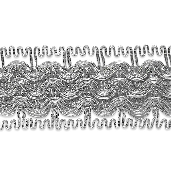 5 yards of Calista Woven Metallic Trim | 5 yard cut