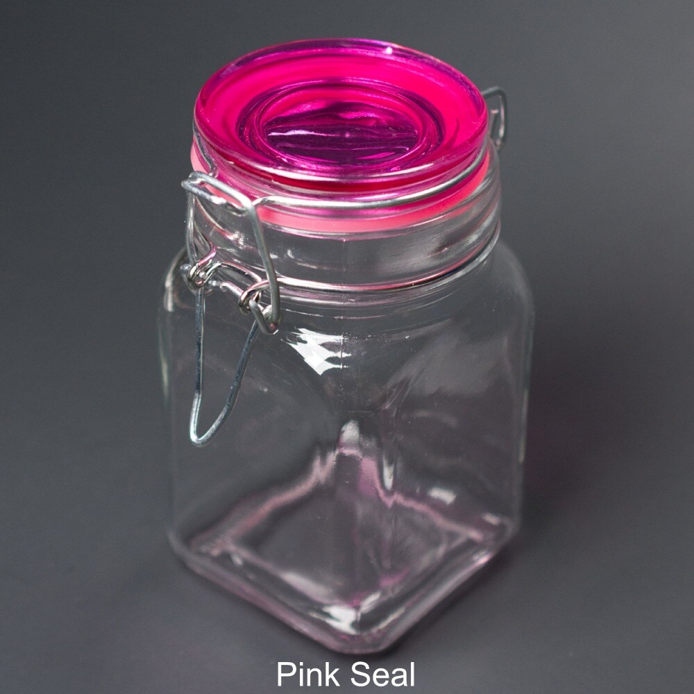 Glass Display Jar with Latch &#x2013; 57115