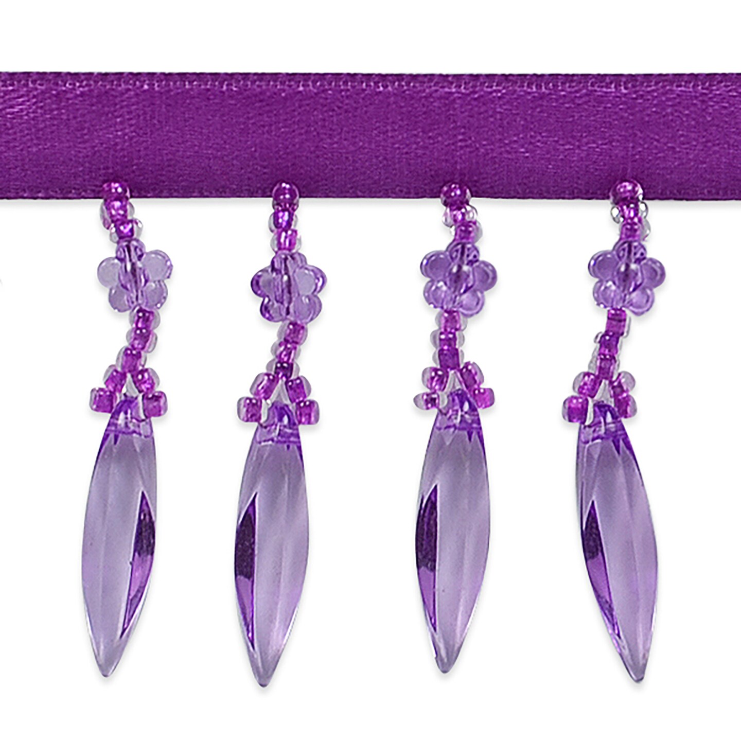 5 yards of Velma Beaded Raindrop Fringe Trim | 5 yard cut