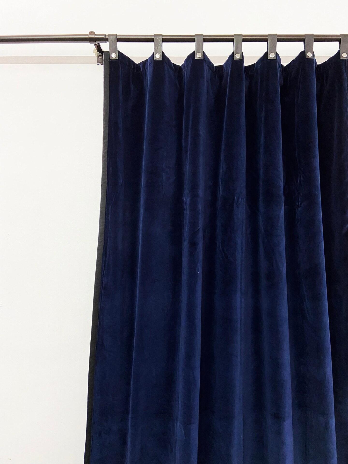 Reviews for Lyndale Decor Navy Blue Thermal Grommet Blackout Curtain - 45  in. W x 84 in. L | Pg 1 - The Home Depot, image size:810x1080