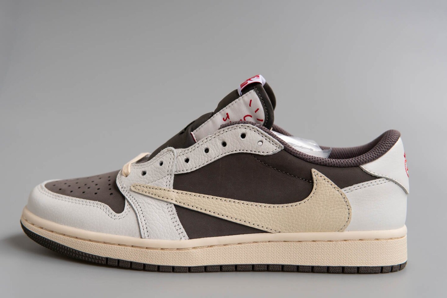Air Jordan 1 Low Travis Scott Mocha White Shoes | MakerPlace by