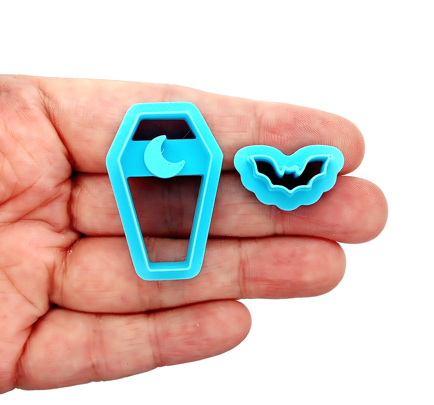 Little Coffin with Bat Halloween Clay Cutters, 2 pc, Adorabilities