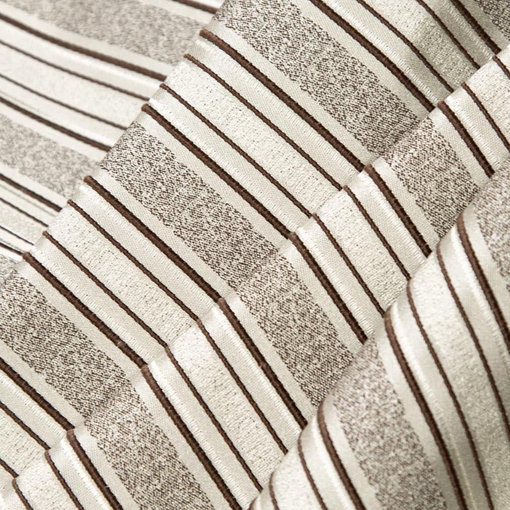 Brown Stripe Woven Pattern Upholstery Fabric by The Yard - SKU: Martin Marble