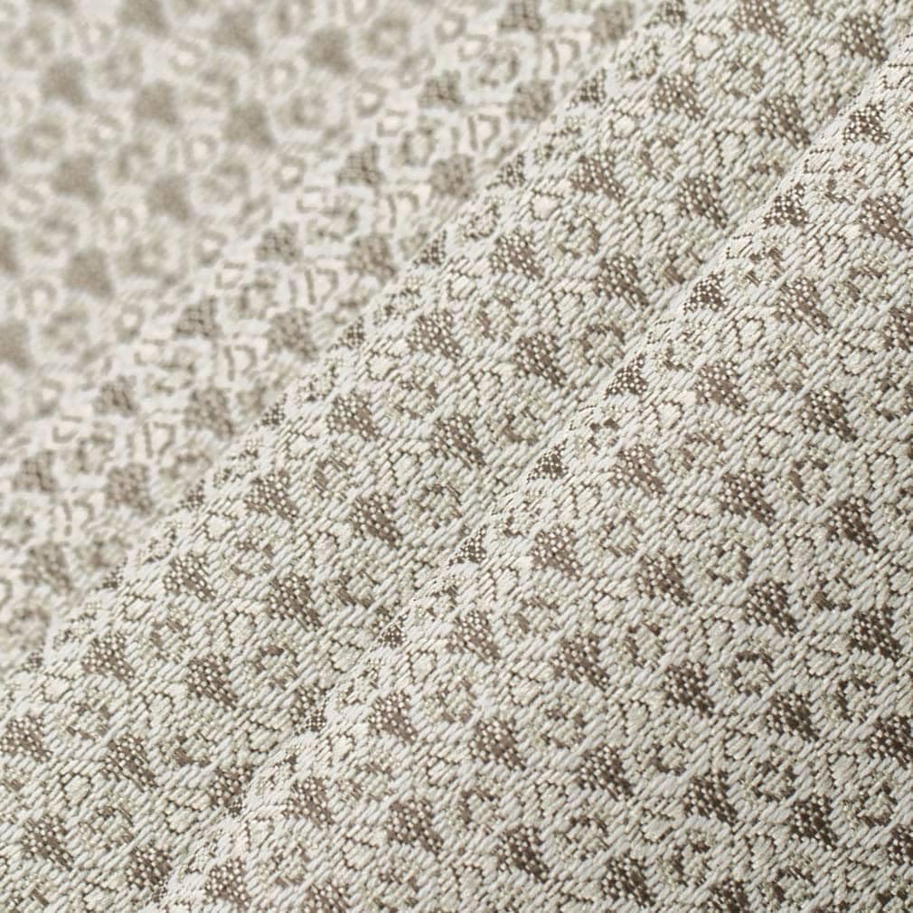 Natural Small Scale Geometric Woven Pattern Upholstery Fabric by The Yard - SKU: Dylan Marble
